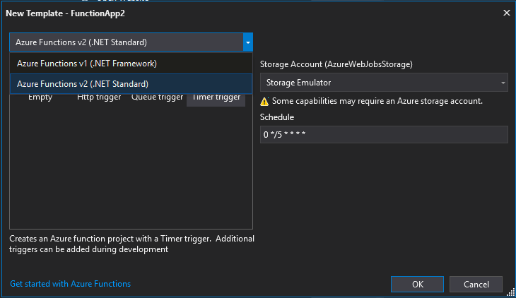 Net standard support